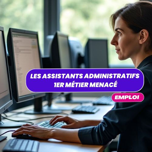 IA et travail : 600 000 assistants administratifs français menacés — comment se reconvertir