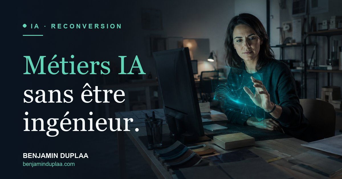 Métiers IA sans diplôme d'ingénieur : 10 reconversions