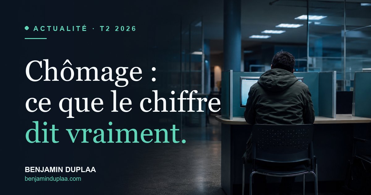 Chômage : ce que le chiffre dit vraiment