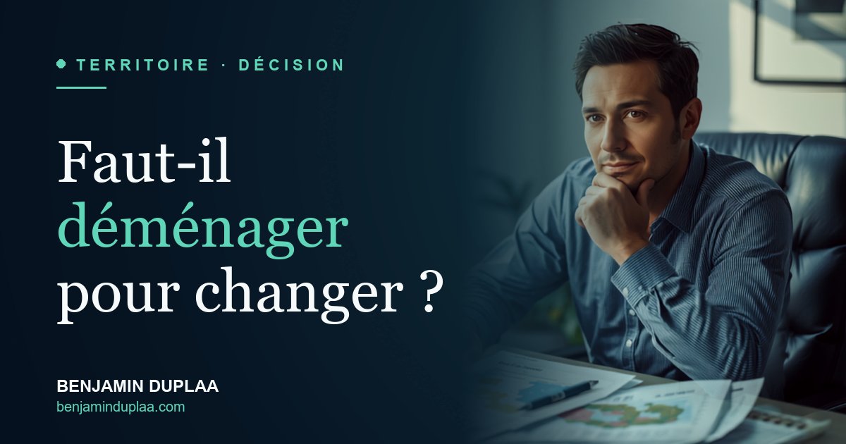 Faut-il déménager pour se reconvertir ?