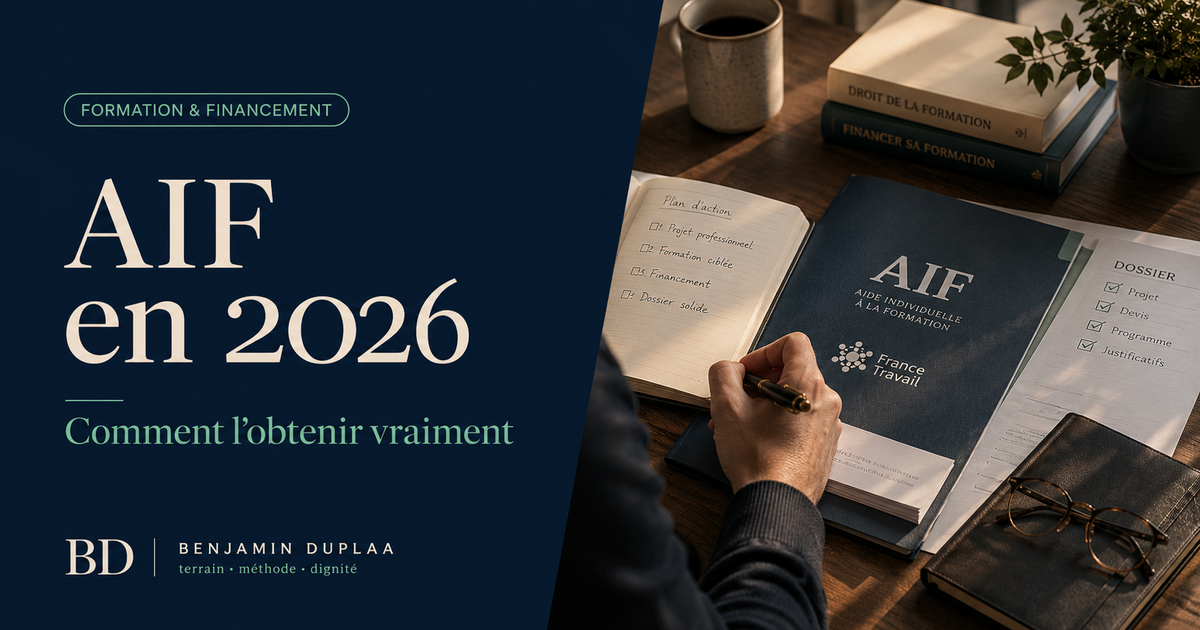AIF en 2026 : comment l'obtenir vraiment