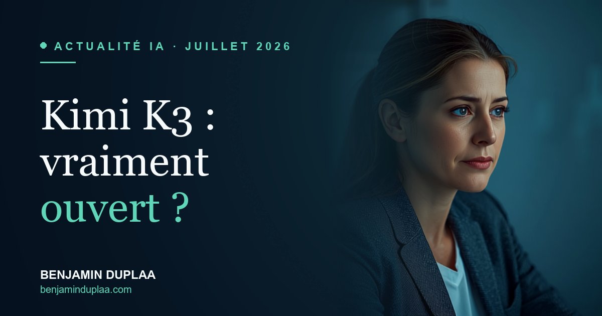Kimi K3 : vraiment open source ?
