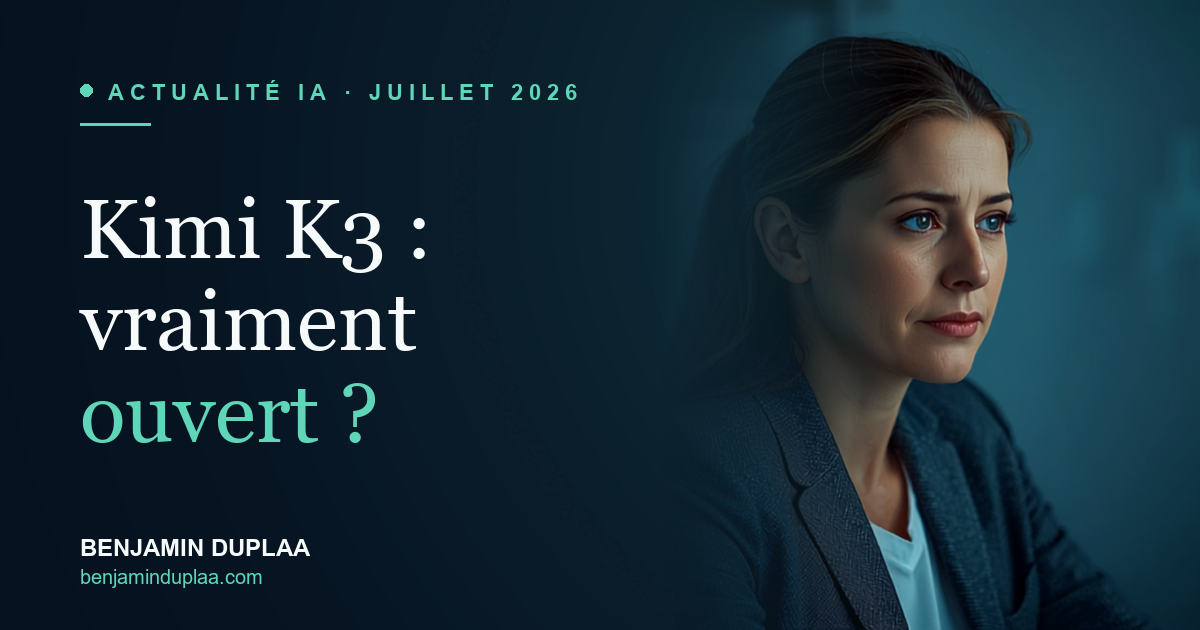 Kimi K3 : vraiment open source ?