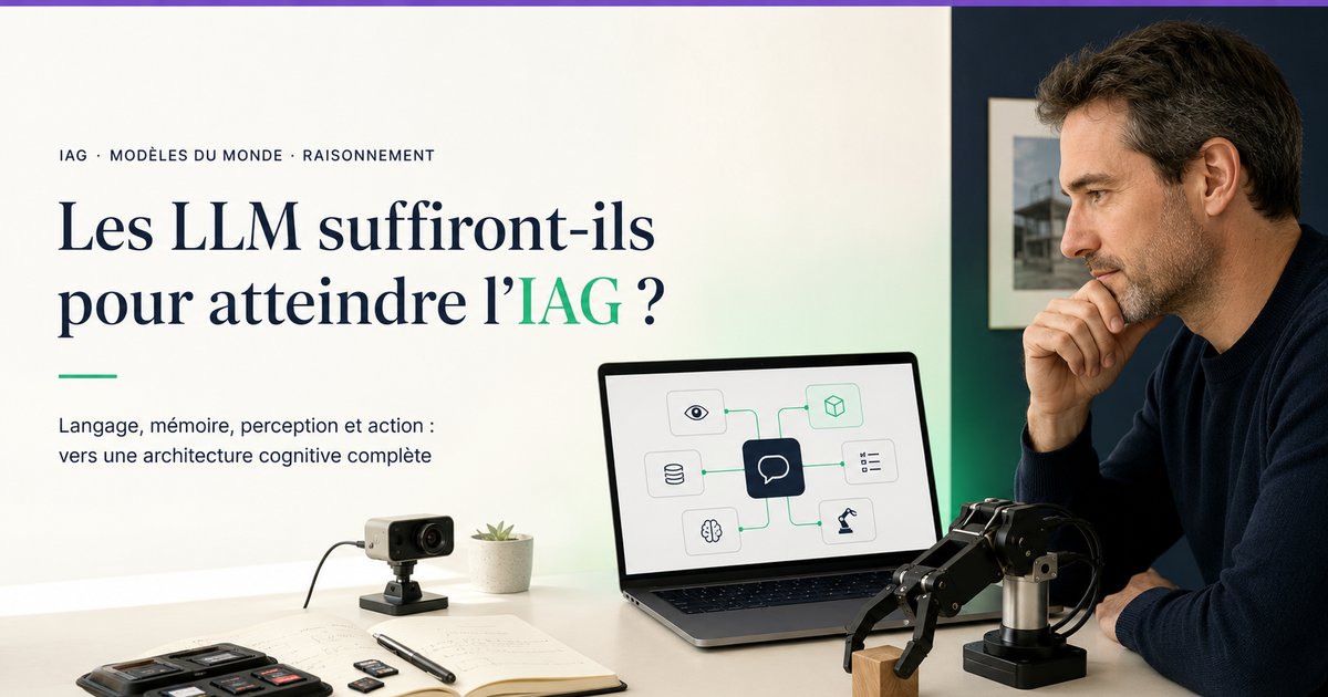Les LLM suffiront-ils pour atteindre l'IAG ?