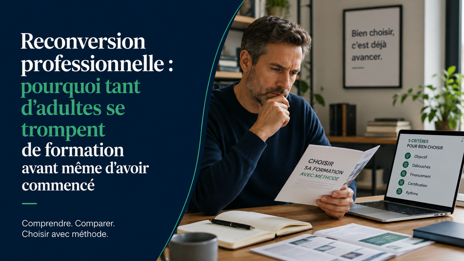 Reconversion professionnelle : pourquoi tant d'adultes se trompent de formation avant même d'avoir commencé