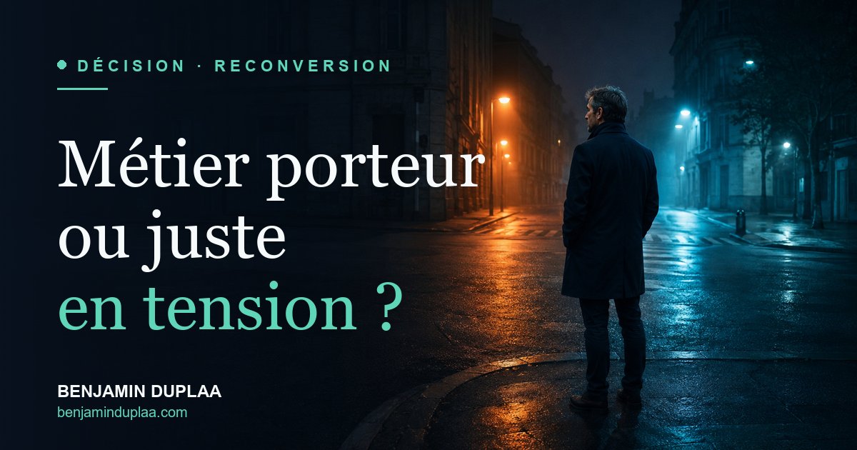 Métier porteur ou juste en tension ?