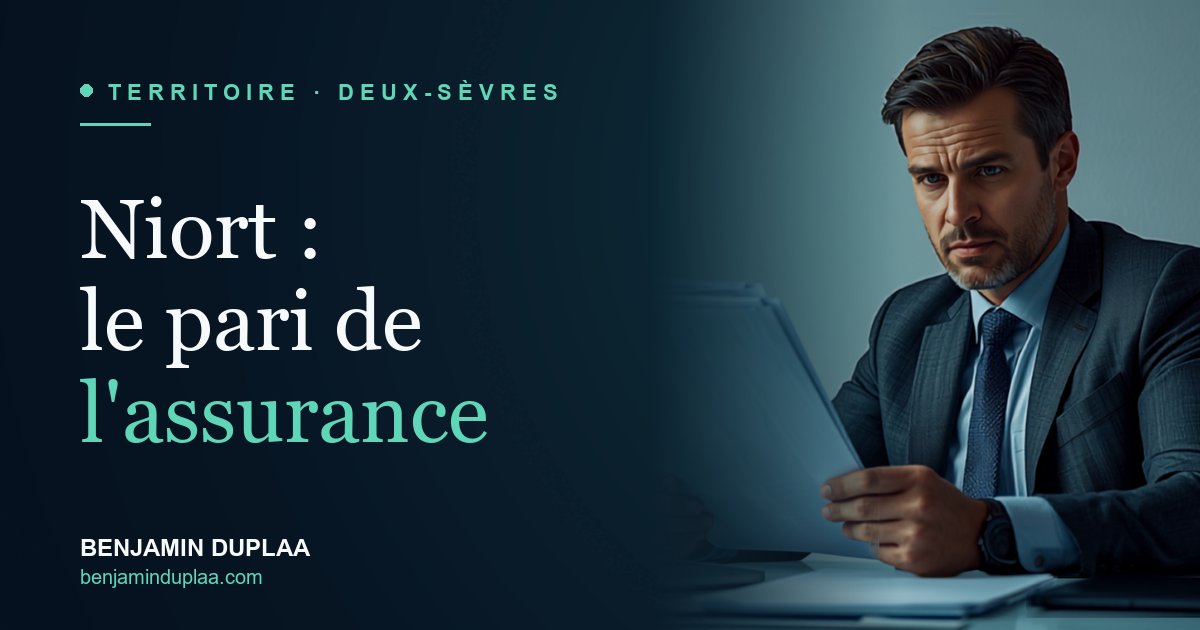 Reconversion à Niort : le pari de l'assurance