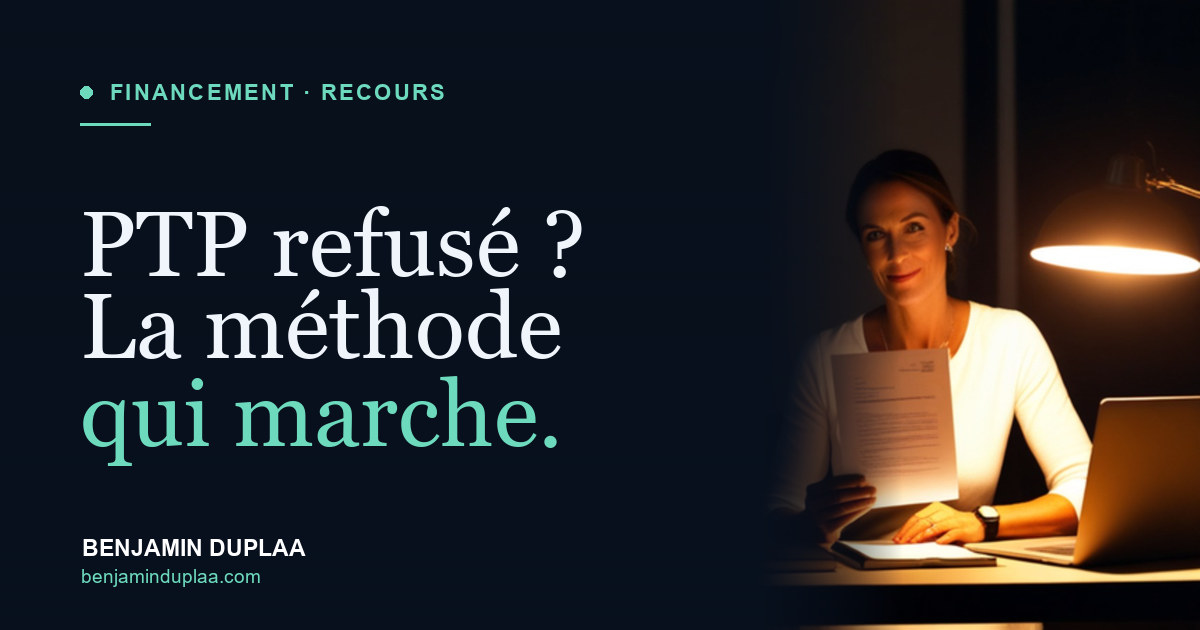 PTP refusé ? La méthode pour un recours qui marche