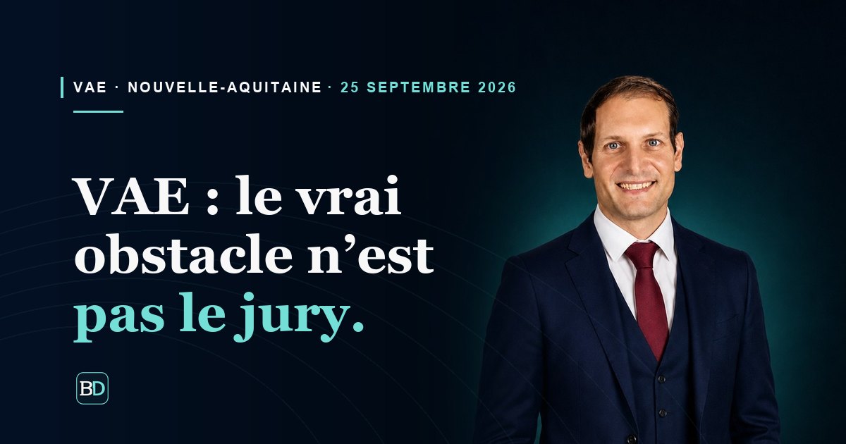 VAE : le vrai obstacle n'est pas le jury