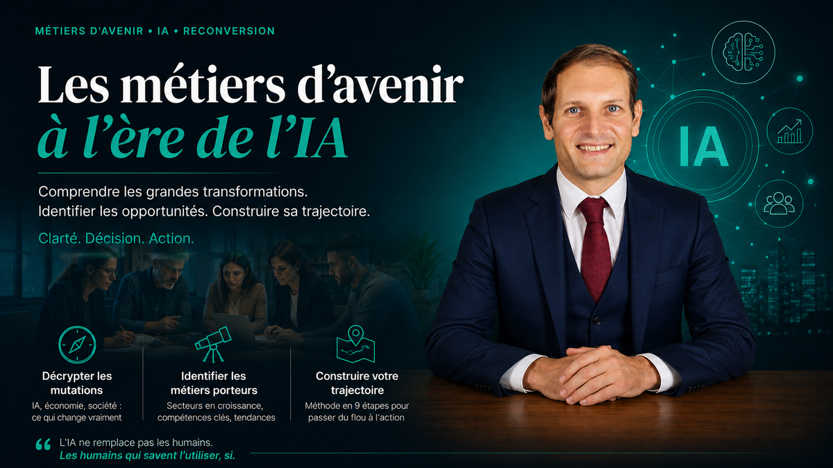 Les métiers d'avenir à l'ère de l'IA : Benjamin Duplaa explique la reconversion professionnelle face à l'intelligence artificielle en 2026