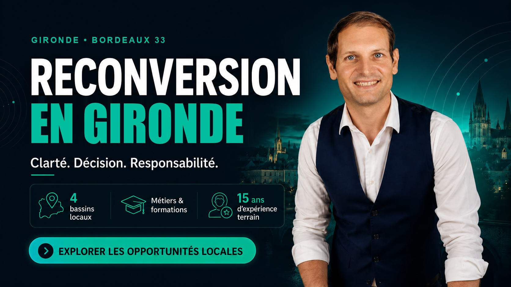 Reconversion professionnelle en Gironde (33) — accompagnement Benjamin Duplaa